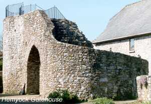 Gatehouse at Hemyock Castle