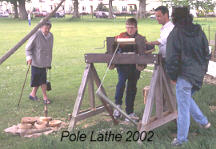 Photo: Pole Lathe, Hemyock 2002